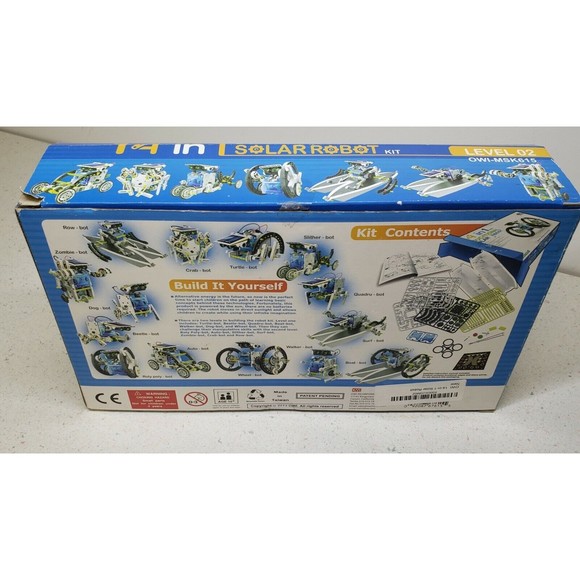 OWI Roboti Kids kits 14-in-1 Educational Solar Robot Kit Creating Learning Teach - Picture 2 of 8
